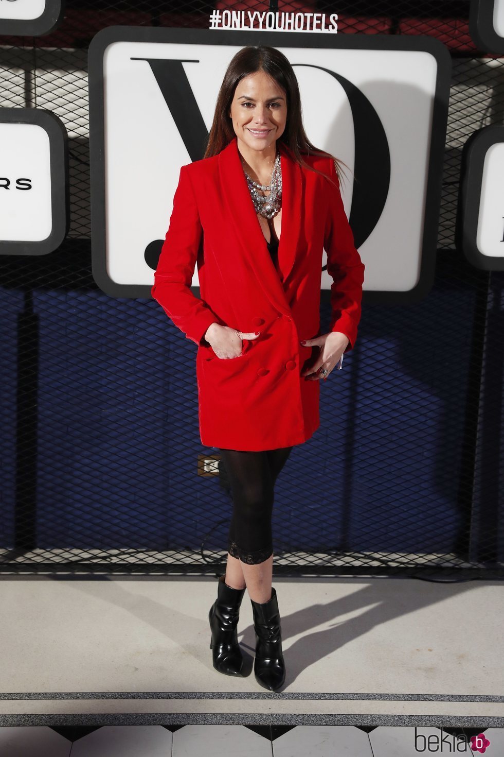 Mónica Hoyos en la fiesta de la revista Yo Dona