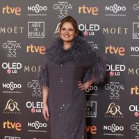 Ainhoa Arteta en la alfombra roja de los Premios Goya 2019