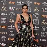 Lucía Jiménez en la alfombra roja de los Premios Goya 2019