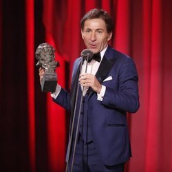 Antonio de la Torre agradeciendo el galardón en los Premios Goya 2019