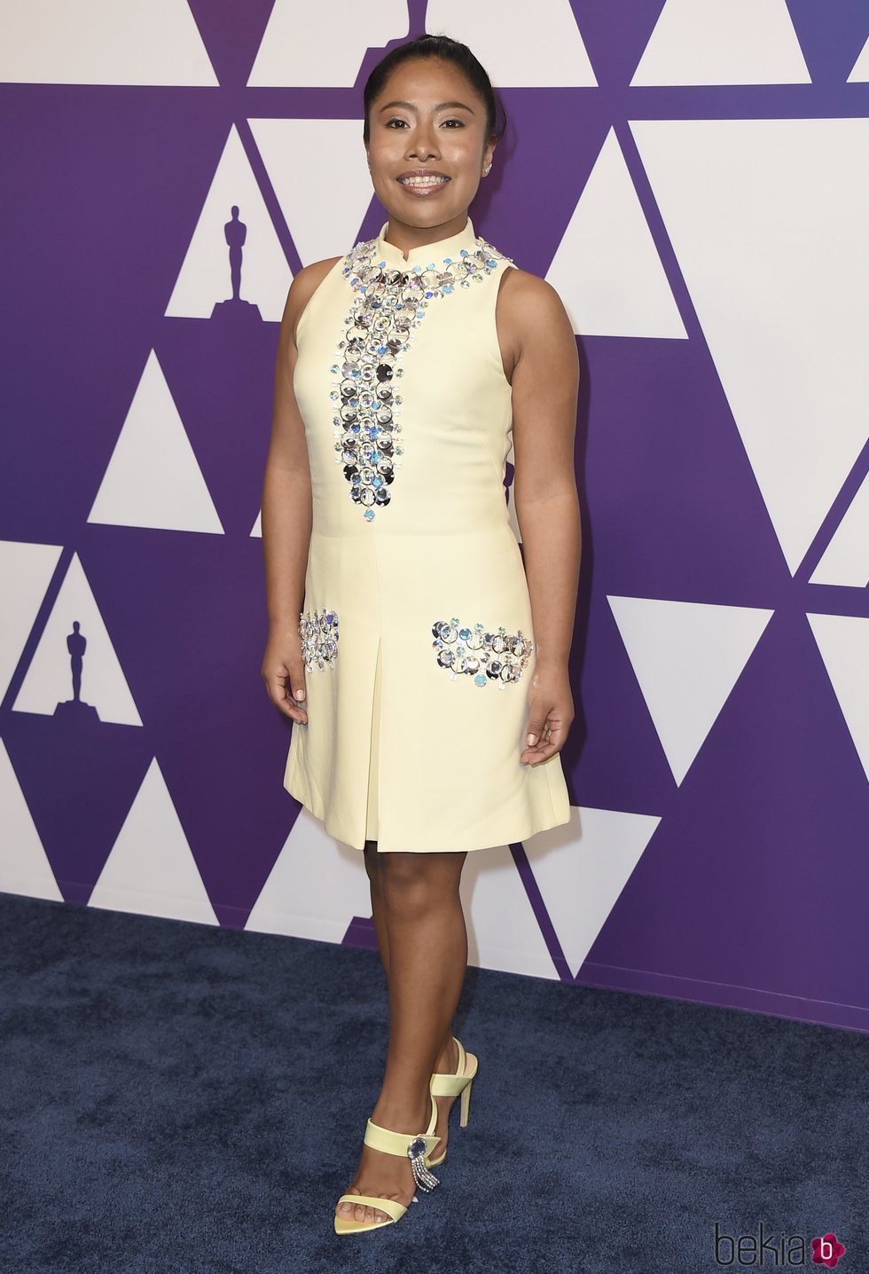Yalitza Aparicio en el almuerzo de nominados de los Premios Oscar 2019