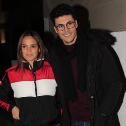 Gloria Camila y Kiko Jiménez en el cumpleaños de José María Ortega