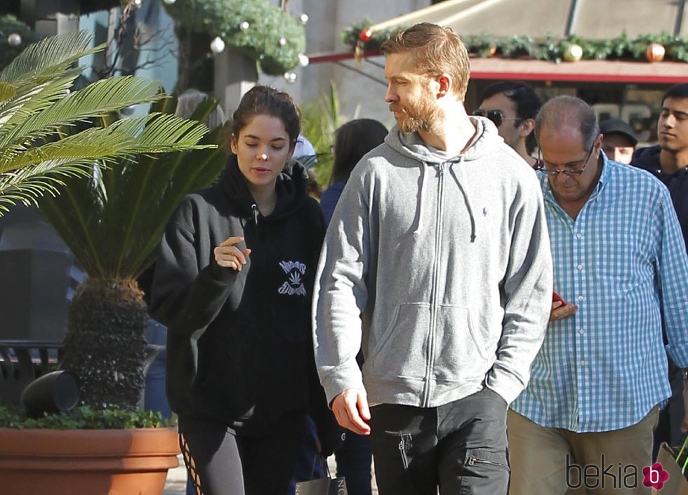 Calvin Harris y su novia Aarika wolf