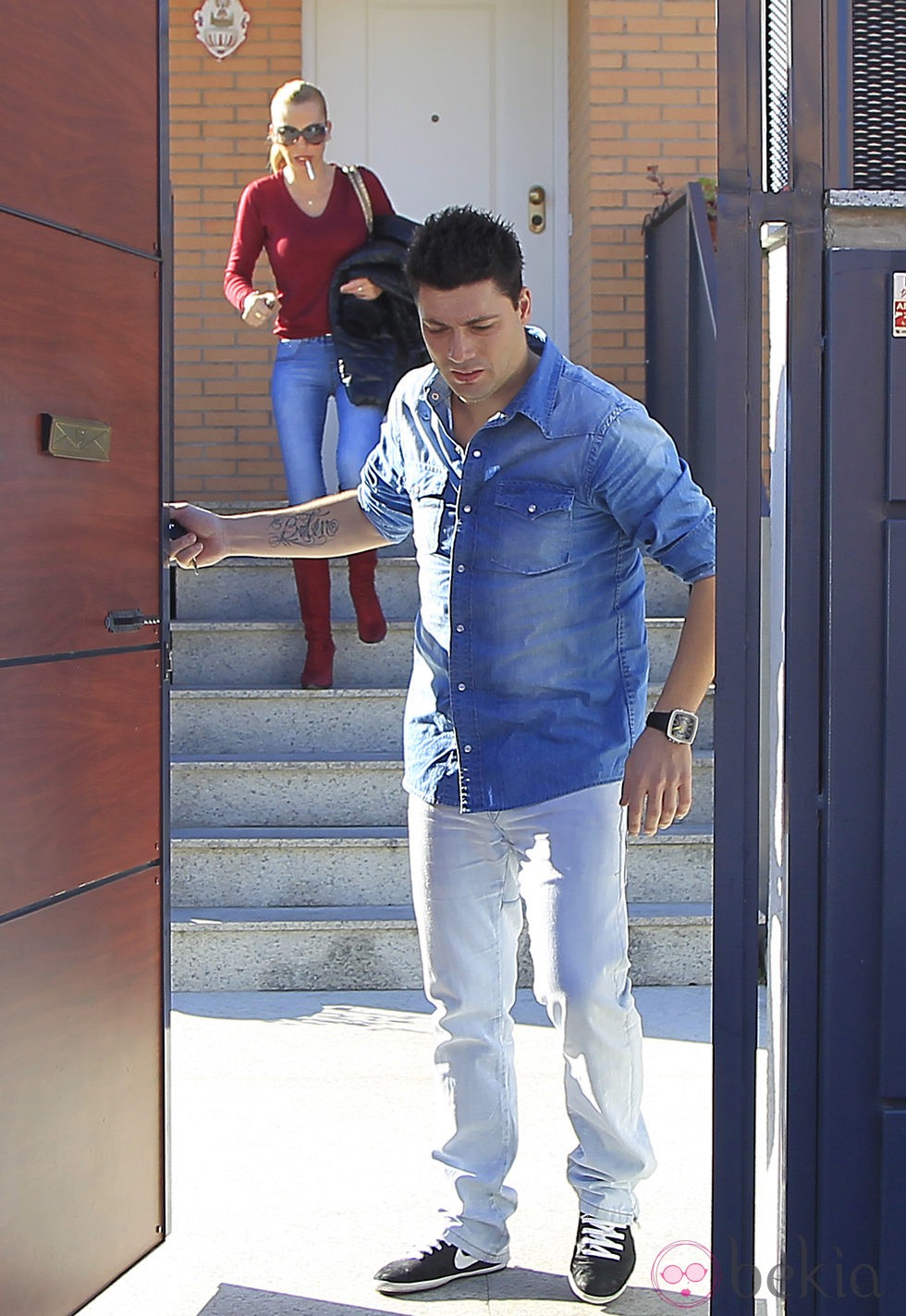 Fran Álvarez y Belén Esteban en Paracuellos del Jarama