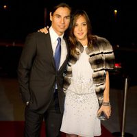 Julio José Iglesias y Tamara Falcó en una inauguración en Oviedo