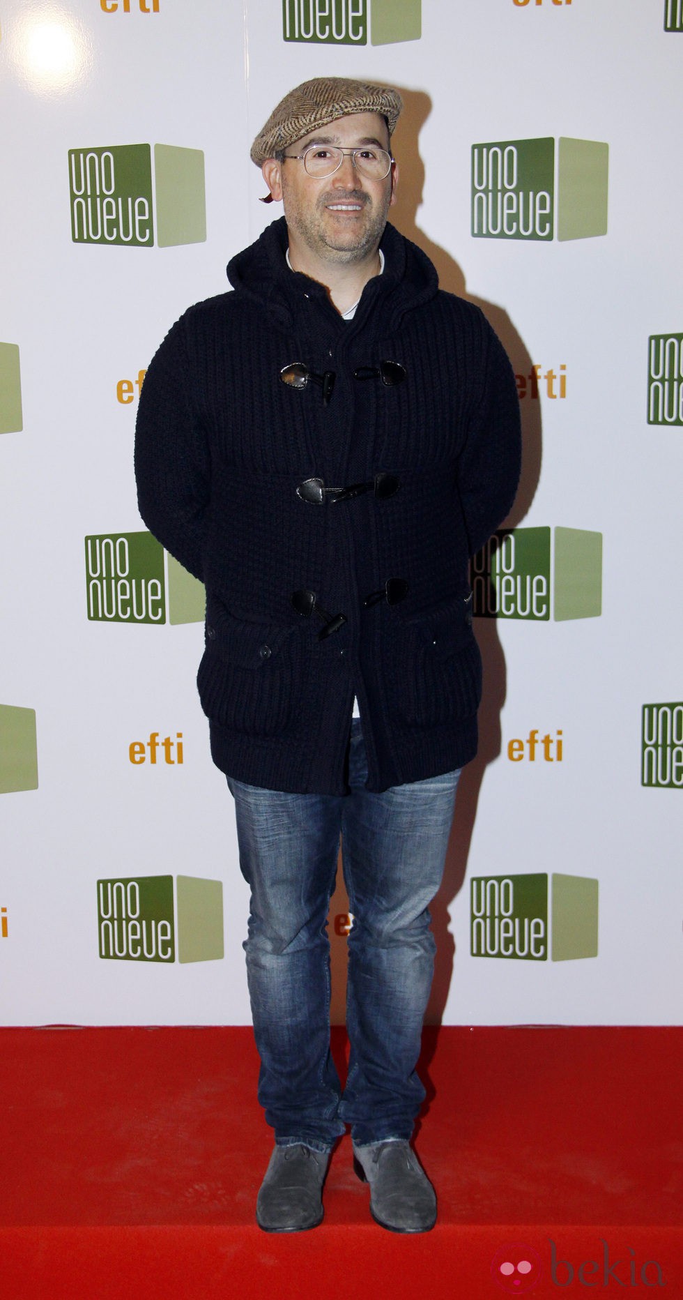 Javier Cámara en la exposición 'No tan felices'