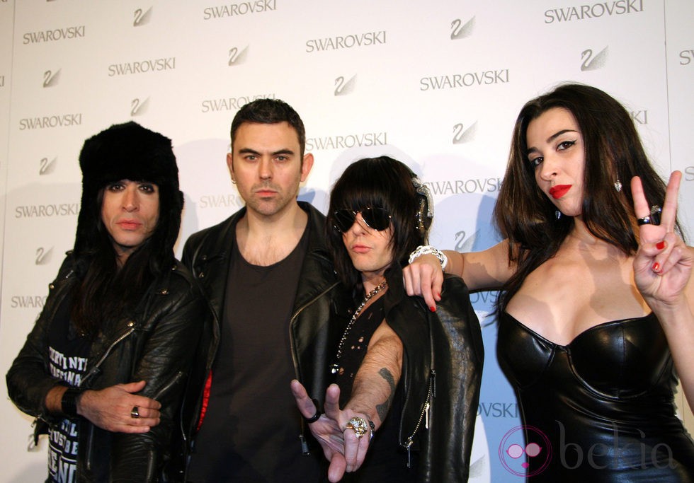 Las Nancys rubias en la inauguración de una tienda de Swarovski
