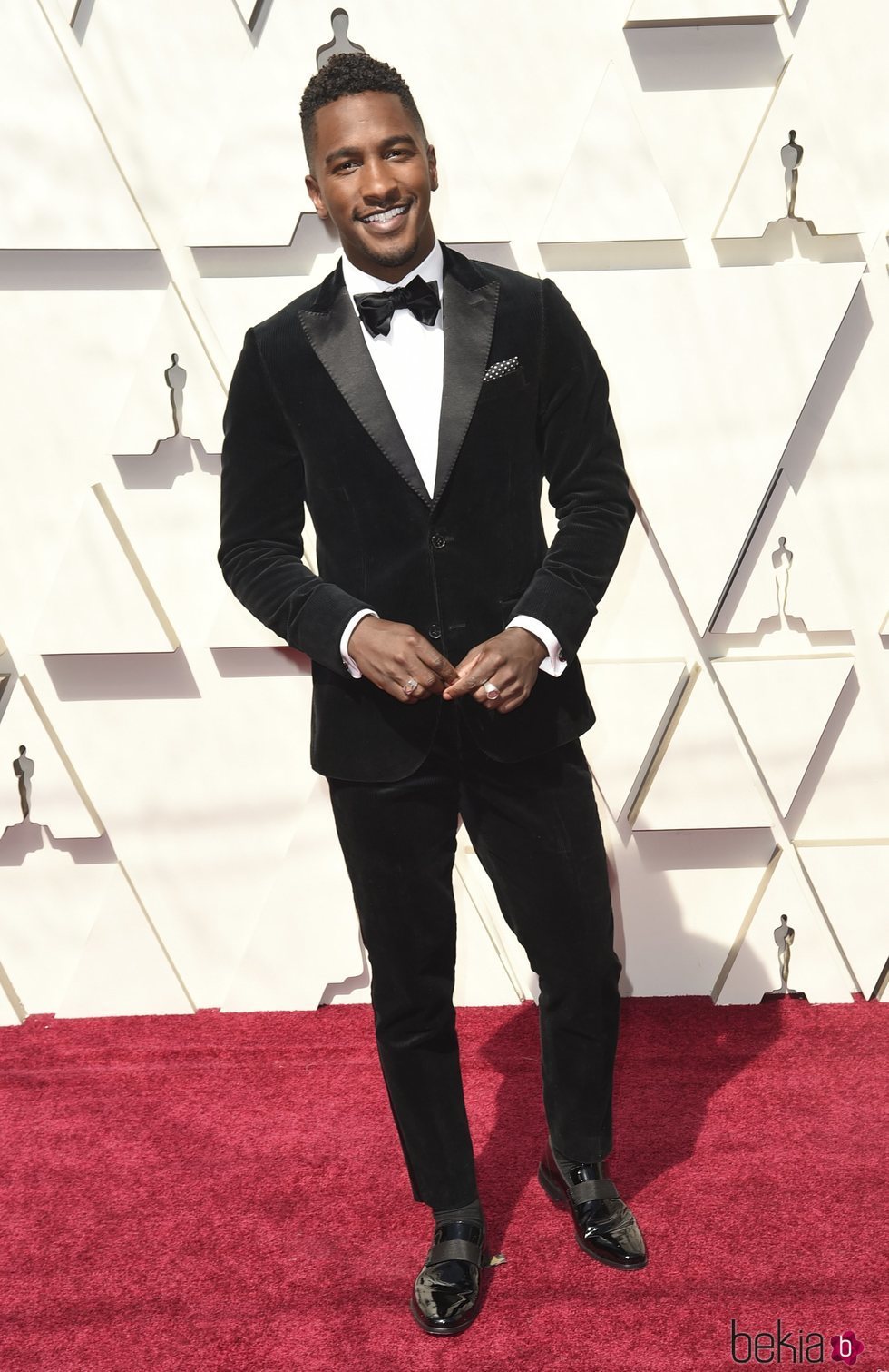 Scott Evans en la alfombra roja de los Premios Oscar 2019