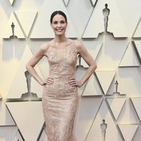 Leslie Bibb en la alfombra roja de los Premios Oscar 2019
