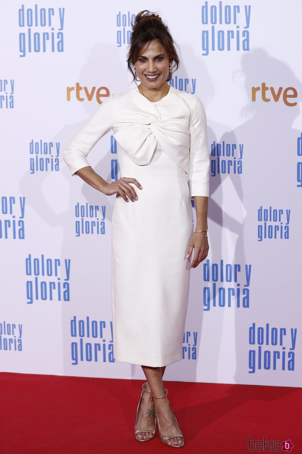 Toni Acosta en la alfombra roja de 'Dolor y gloria'