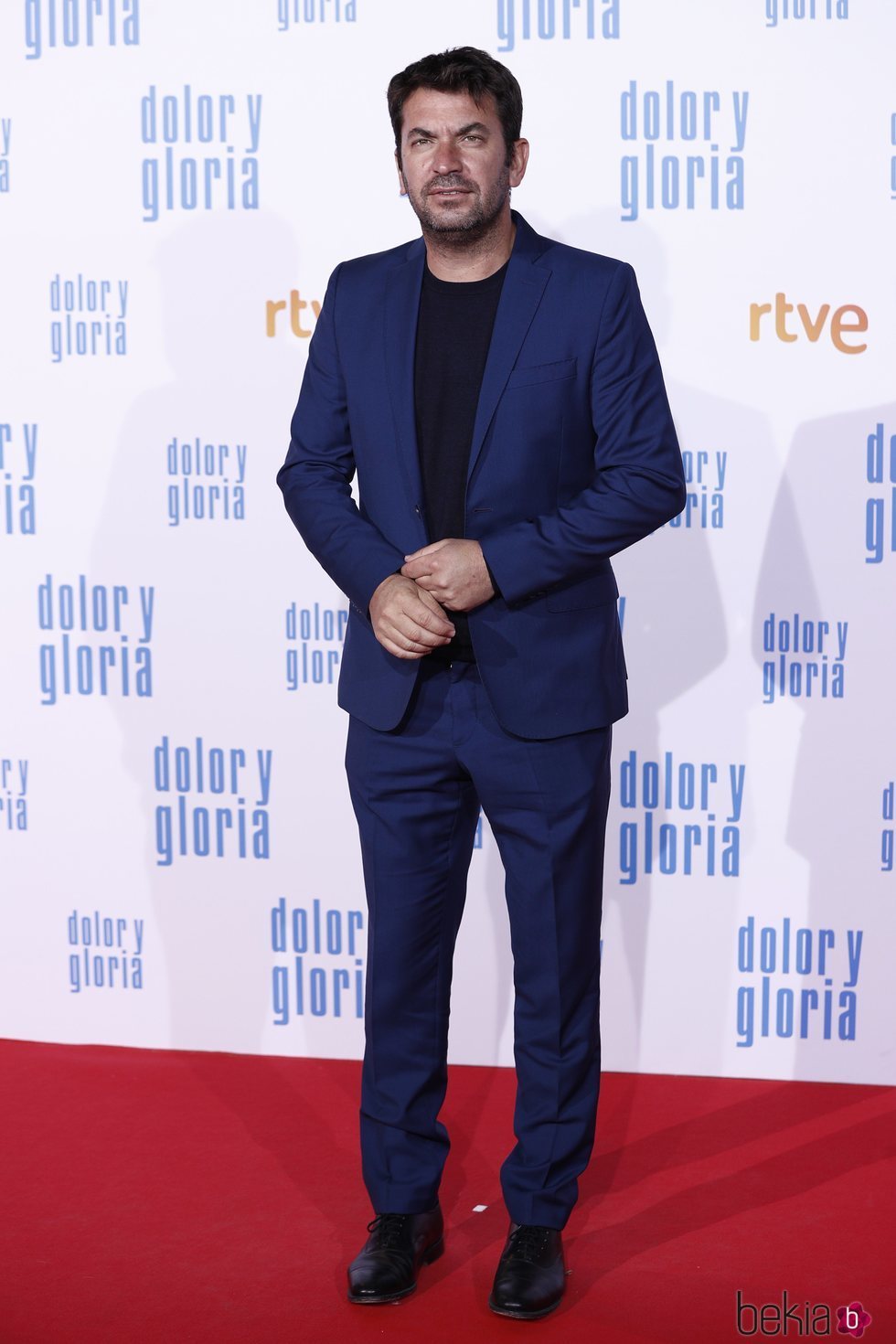 Arturo Valls en la alfombra roja de 'Dolor y gloria'