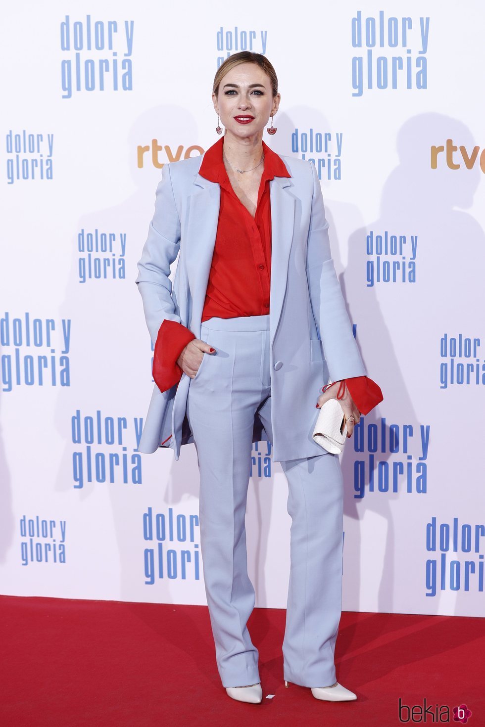 Marta Hazas en la alfombra roja de 'Dolor y gloria'