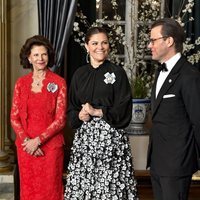 Silvia de Suecia, Victoria y Daniel de Suecia, muy cómplices en la recepción a Stefan Löfven, Primer Ministro de Suecia