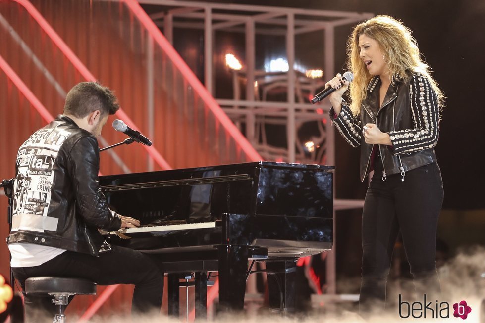 Miriam Rodríguez y Pablo López en los Premios Dial 2019 en Tenerife
