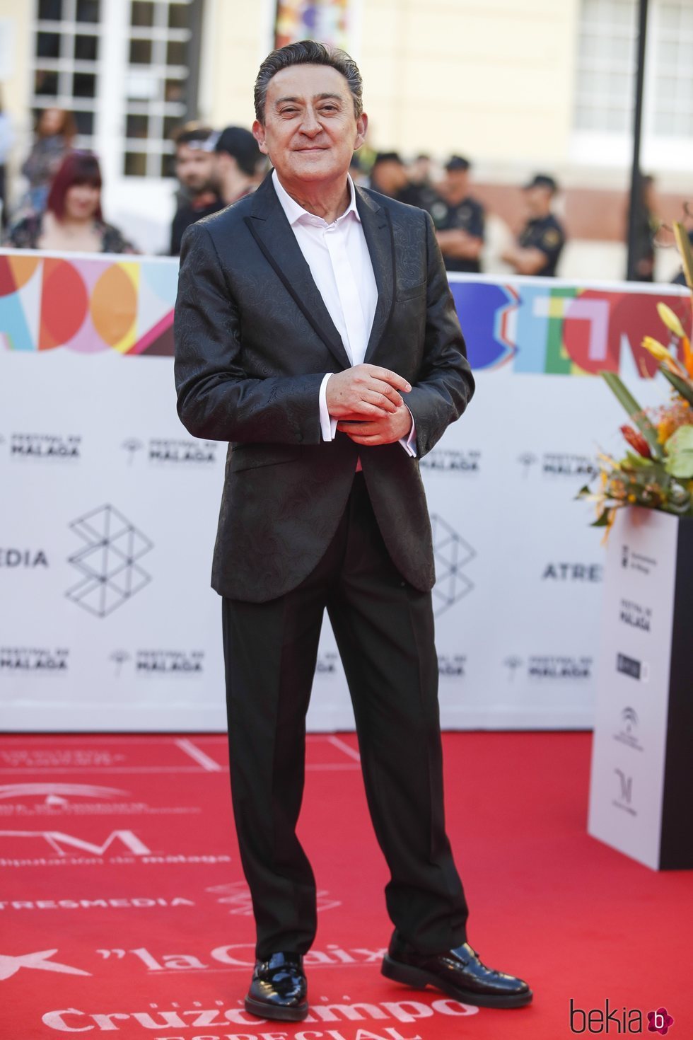 Mariano Peña en la alfombra roja del Festival de Cine de Málaga 2019