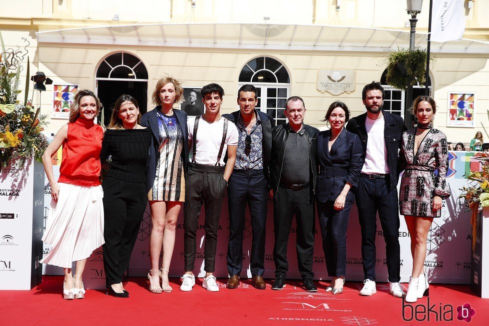 Elenco de la serie 'Instinto' en el Festival de Cine de Málaga 2019