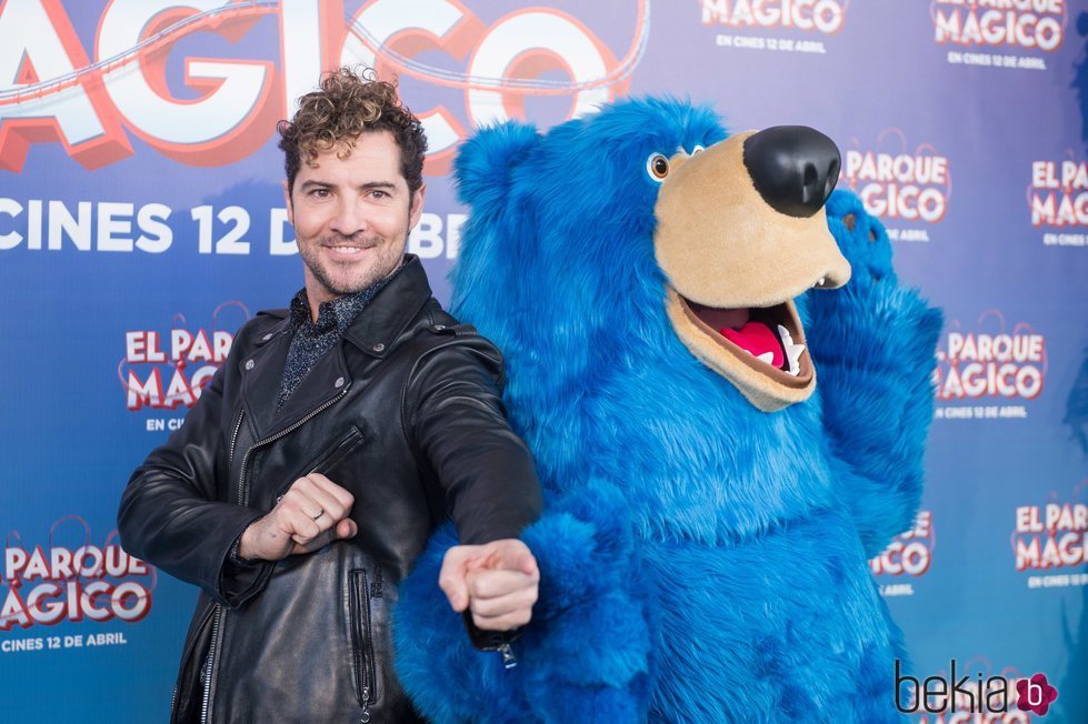 David Bisbal en el estreno de 'Parque Mágico'