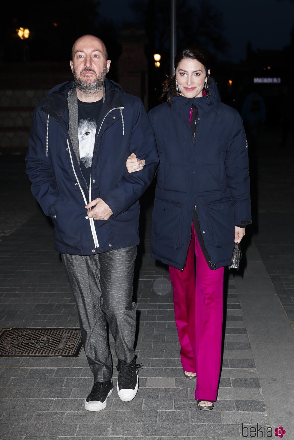 Diego Postigo y Bárbara Lennie en la presentación de la sede de Netflix en Europa