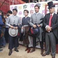 Francisco Rivera, Cayetano Rivera, José Antonio Canales en el homenaje a José Rivera