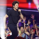 Miki Núñez en su actuación en el Festival de Eurovisión 2019