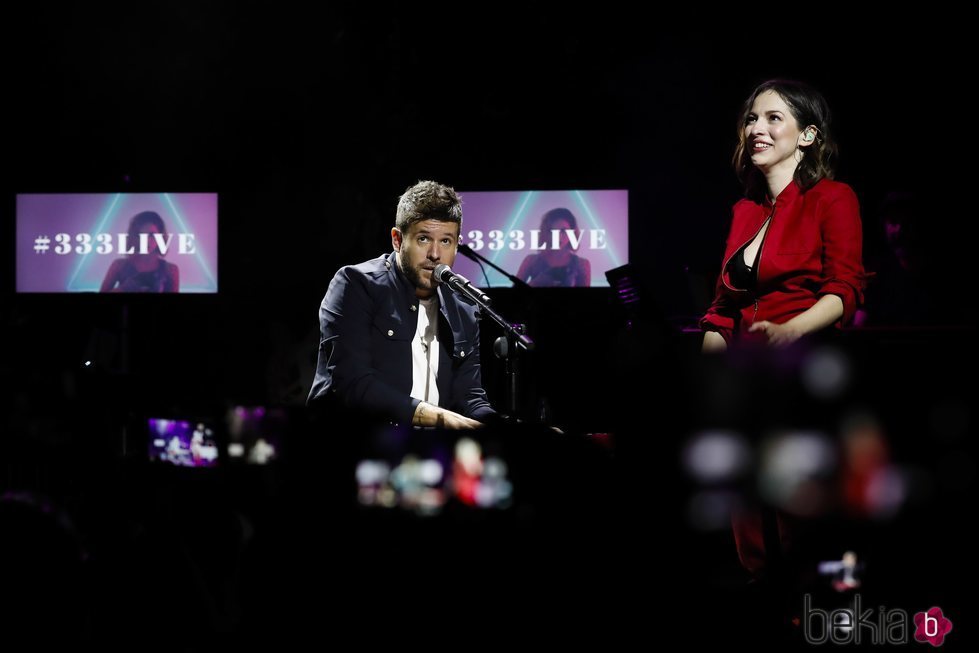 Pablo López y Paty Cantú en la sala Joy Eslava de Madrid