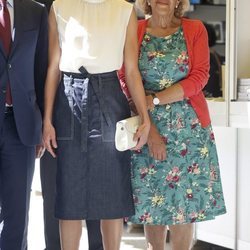 La Reina Letizia y Manuela Carmena en la inauguración de la Feria del Libro de Madrid 2019