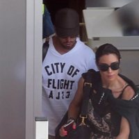 Sergio Ramos y Pilar Rubio regresando de su luna de miel