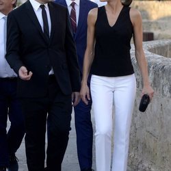 La Reina Letizia con Jaume Ripoll en la inauguración del Atlàntida Film Fest