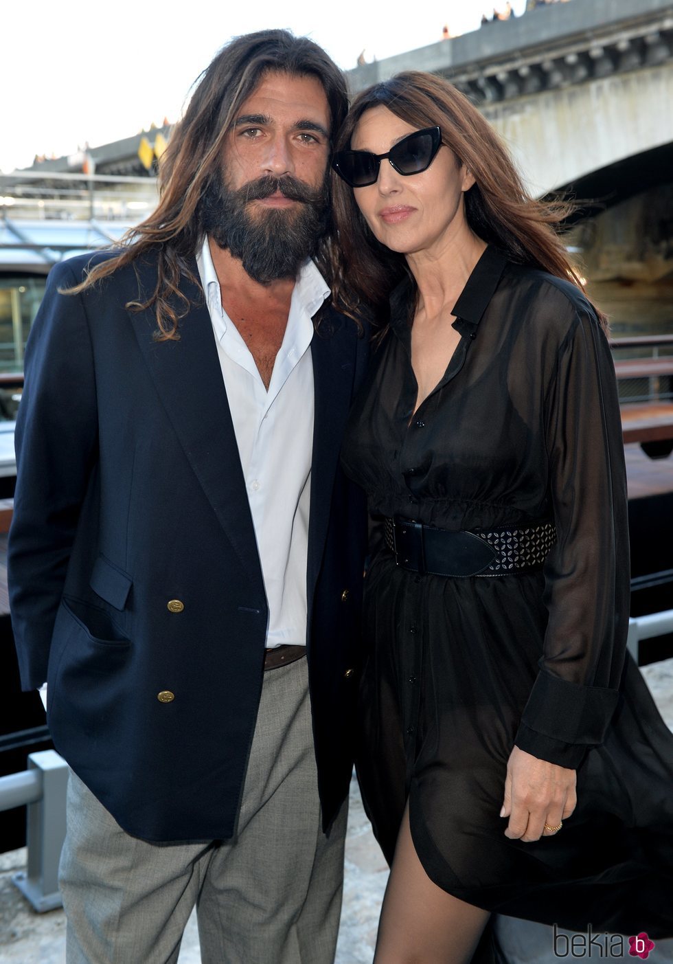 Monica Bellucci y Nicolas Lefebvre
