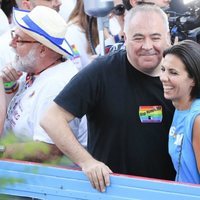 Ana Pastor y Antonio García Ferreras en el desfile del Orgullo 2019