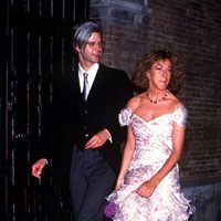 Jacobo Fitz-James Stuart y su primera mujer, María Eugenia Fernández de Castro, en una boda