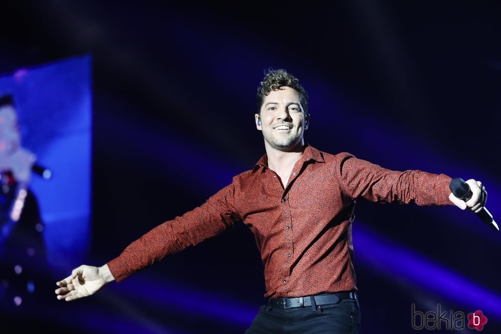 David Bisbal en el concierto de 'La Voz'