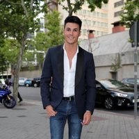 Kiko Jiménez a su llegada a la fiesta de despedida de 'Supervivientes 2019'
