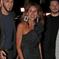 Mónica Hoyos a su llegada a la fiesta de despedida de 'Supervivientes 2019'