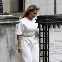 Haya de Jordania acudiendo al juicio por la custodia de sus hijos