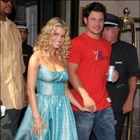 Jessica Simpson y su primer marido, el cantante Nick Lachey