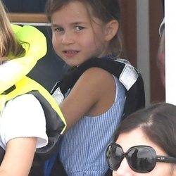 La Princesa Carlota, una espectadora más en las regatas del Rey de Cowes