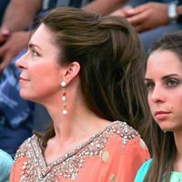 La Reina Noor de Jordania y su hija, la Princesa Iman en la ceremonia de apertura del Festival de la Cultura y el Arte en Amman