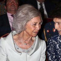 La Reina Sofía y Paloma O'Shea en un acto de la Escuela Superior de Música Reina Sofía
