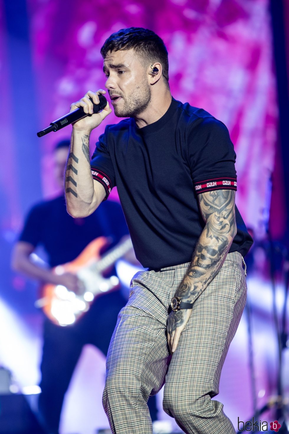 Liam Payne en el escenario del Coca Cola Music Experience