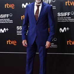 Fernando Tejado en la clausura del Festival de Cine de San Sebastián 2019