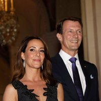 Joaquín y Marie de Dinamarca en una cena en el Ayuntamiento de París