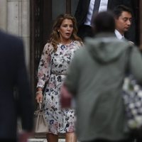 Haya de Jordania en la Corte de Justicia de Londres