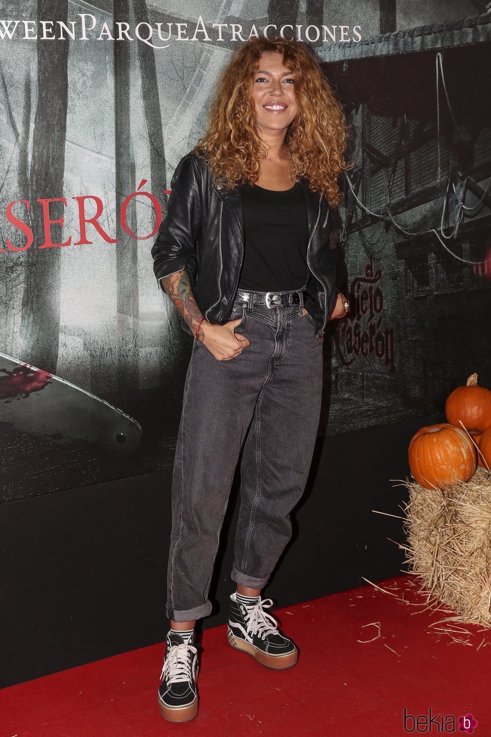 Sofía Cristo en la presentación de la 'Halloween week 2019' del Parque de Atracciones de Madrid