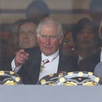 El Príncipe Carlos y Mary de Dinamarca en la entronización de Naruhito de Japón