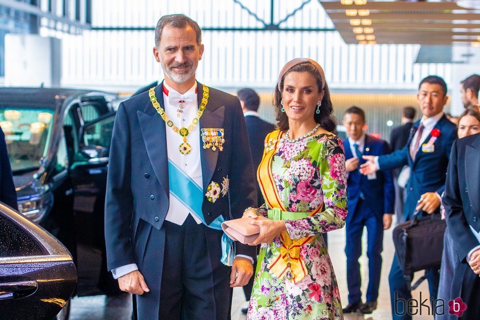 Los Reyes Felipe y Letizia en la entronización de Naruhito de Japón como Emperador