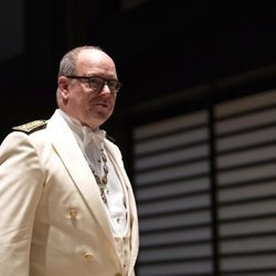 Alberto de Mónaco en la cena por la entronización de Naruhito de Japón
