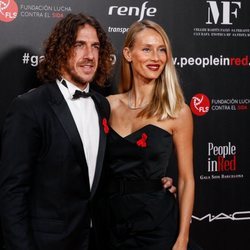 Carles Puyol y Vanesa Lorenzo en la gala People in Red 2019