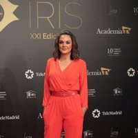 Mónica Carrillo en la alfombra roja de los Premios Iris 2019