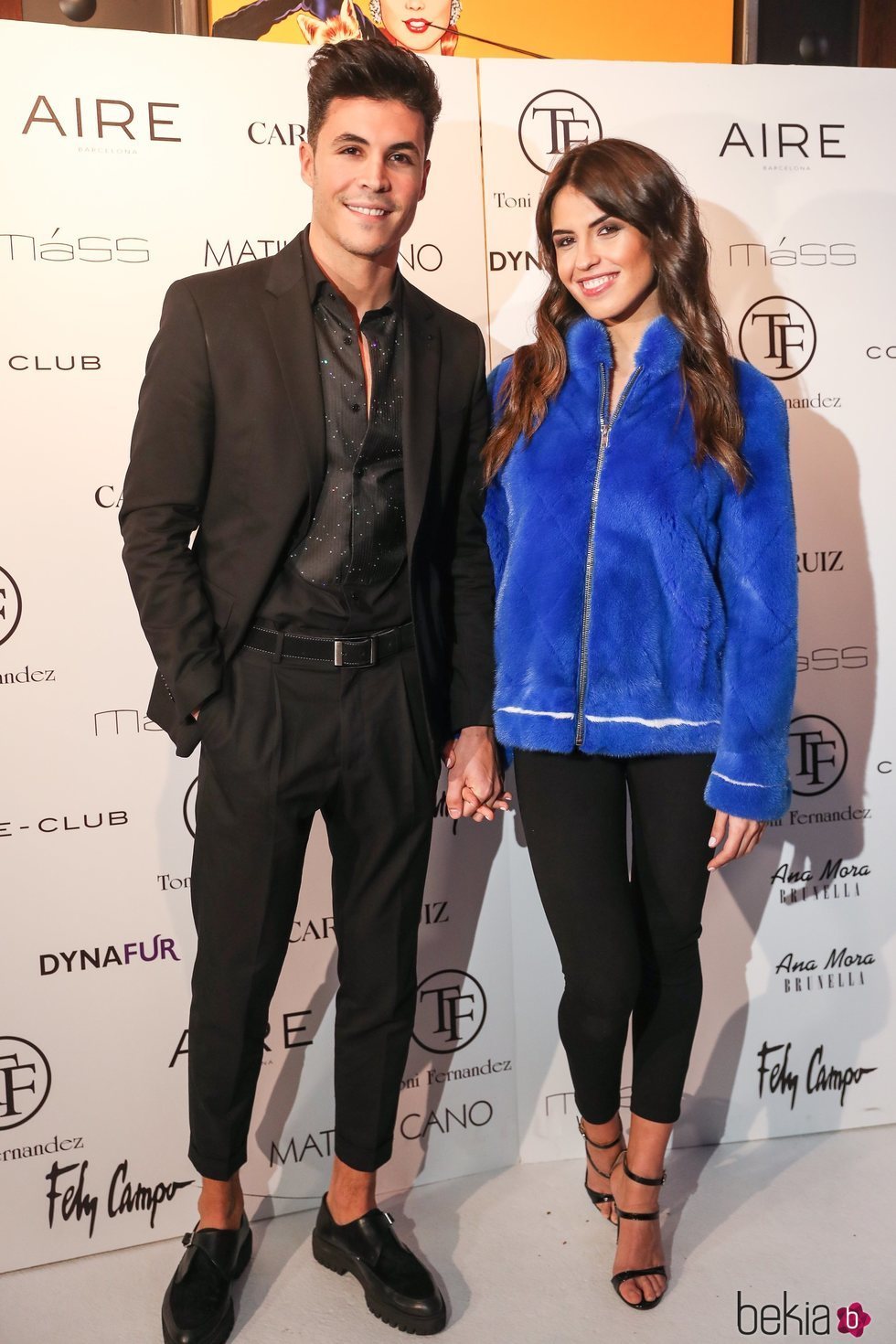 Kiko Jiménez y Sofía Suescun en el desfile de la nueva colección de Tony Fernández